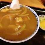 弁天 - カレー丼一式　900円