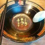 一蘭 - 【2015.6.7(日)】ラーメン(並盛・105g)790円を完食