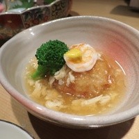 和diningひで - 蓮根まんじゅう湯葉あんかけ
