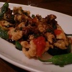 Nishiや庵 - 穴子の唐揚げ クミン風味のバルサミコソース