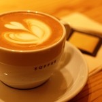 虎ノ門コーヒー - カフェラテ　カップでお願いしました