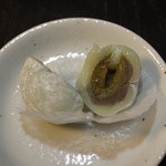 和菓子司　高生 - 青梅・断面