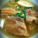 ゆうなみ - ミックスそば(細麺)730円