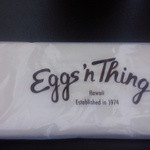 エッグスンシングス - お絞り