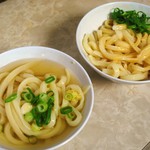 手打うどん たむら - かけうどん＆醤油うどん