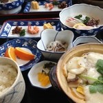 姫松屋 - ボリュームある定食です。そして美味しい(*´艸`)