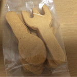 たこまん - フォークとスプーンの形のクッキー、かわいくて美味しい^^