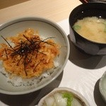 Tempura Kobashi - 桜海老のかき揚げ