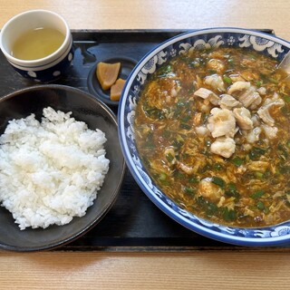 満洲軒 - 料理写真:満州ジャン麺とライス（小）