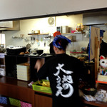 大地のうどん - カッコいい店名入ったTシャツ