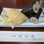 新とみ - 海苔巻きと稲荷寿司