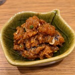 立喰い寿司 魚椿 - あじのなめろう