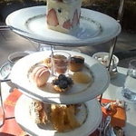 ホテルブレストンコート ザ・ラウンジ - テラス席で食べるアフタヌーンティ