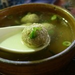 （2015/5月）「山賊スープ」の肉だんご