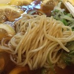 小高屋しじみ王 - 麺は細め　伸びません