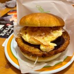 コメダ珈琲店 - 料理写真:千房監修 お好み焼きバーガー(数量限定)