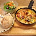 クックコープカフェ - リコッタチーズとスペルト小麦のラザニア