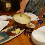 やまめ庵 - クラッシュアイスに焼酎を注いで飲む、美味いらしい！（わたしはドライバー…）