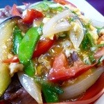 めだかタンタン - 6.7 牛肉とトマトの炒め物。