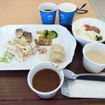 東横INN - 料理写真:ロールキャベツ、サバ味噌煮、ブロッコリーチキン