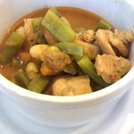 ペンション 山の家 ラピス - 蔵王鳥といんげんと大豆の煮物