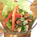 ペンション 山の家 ラピス - ひよこ豆と夏野菜のサラダ