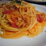マンジャーレ - ツナとオニオンのトマトソーススパゲティ