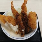 かつや - 料理写真:海老トリプル丼