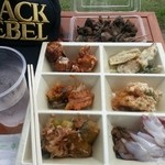 浜茶屋 - 食べ放題メニュー。お刺身が最高です。