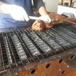 浜茶屋 - 焼おにぎりがまた何個でも食べられそうに美味しい♪