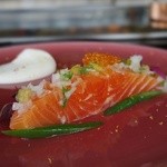 表参道うかい亭 - マスの前菜サワークリーム添え