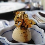 表参道うかい亭 - デザートワゴンの１品・ゴマのアイス