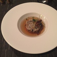CANNA - 青大豆とひじきのコラーゲンスープご飯 　煮穴子を添えて