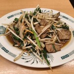 日高屋 - 料理写真:ニラレバ炒め580円