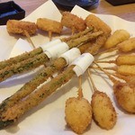 串処　ひで - 串盛り合わせ