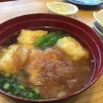 串処　ひで - 揚げ出汁豆腐