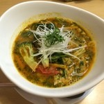 空と大地のトマト麺 Vegie  - 【2015年05月】しそカレー味＠880円。