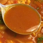 soratodaichinotomatomembejixi - 【2015年05月】Chiliマサラ麺のスープアップ。