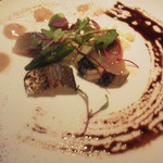 pas à pas... - カツオ、アジ、トビウオを使った一皿　バーニャカウダとクスクスサラダ