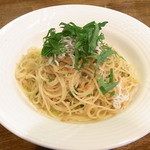 なかむら屋 - 釜揚げシラスと大葉のペペロンチーノ￥１０００☆♪