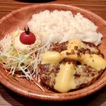 びっくりドンキー - 料理写真:チーズバーグディッシュM ¥1,350円