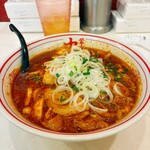 蒙古タンメン中本 - 料理写真:北極の秋、一味+1、麺少なめ