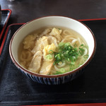 山岐庵うどん - ★ごぼう天うどん＝４００円