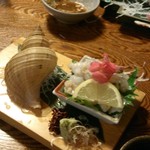 魚圓 - ミル貝のお造り