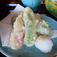 土佐料理 司 阪急グランドビル店 - 野菜の天麩羅