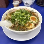 来来亭 - 料理写真:味玉ラーメン(1,020円、斜め上から)