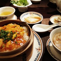 ホテルオークラ 中国料理「桃花林」 日本橋室町賓館 - せいろ蒸しご飯セット