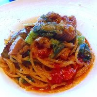 古湯温泉 ONCRI - 鶏肉とフレッシュトマトのパスタ