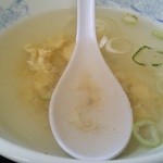 福しん - チャーハンのスープ