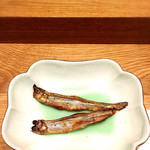 天ぷらあら木 - シシャモ。酒の肴に